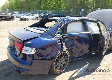 2013 Audi S4 3.0T Premium Plus from USA, damaged, VIN WAUKGAFL4DA085305